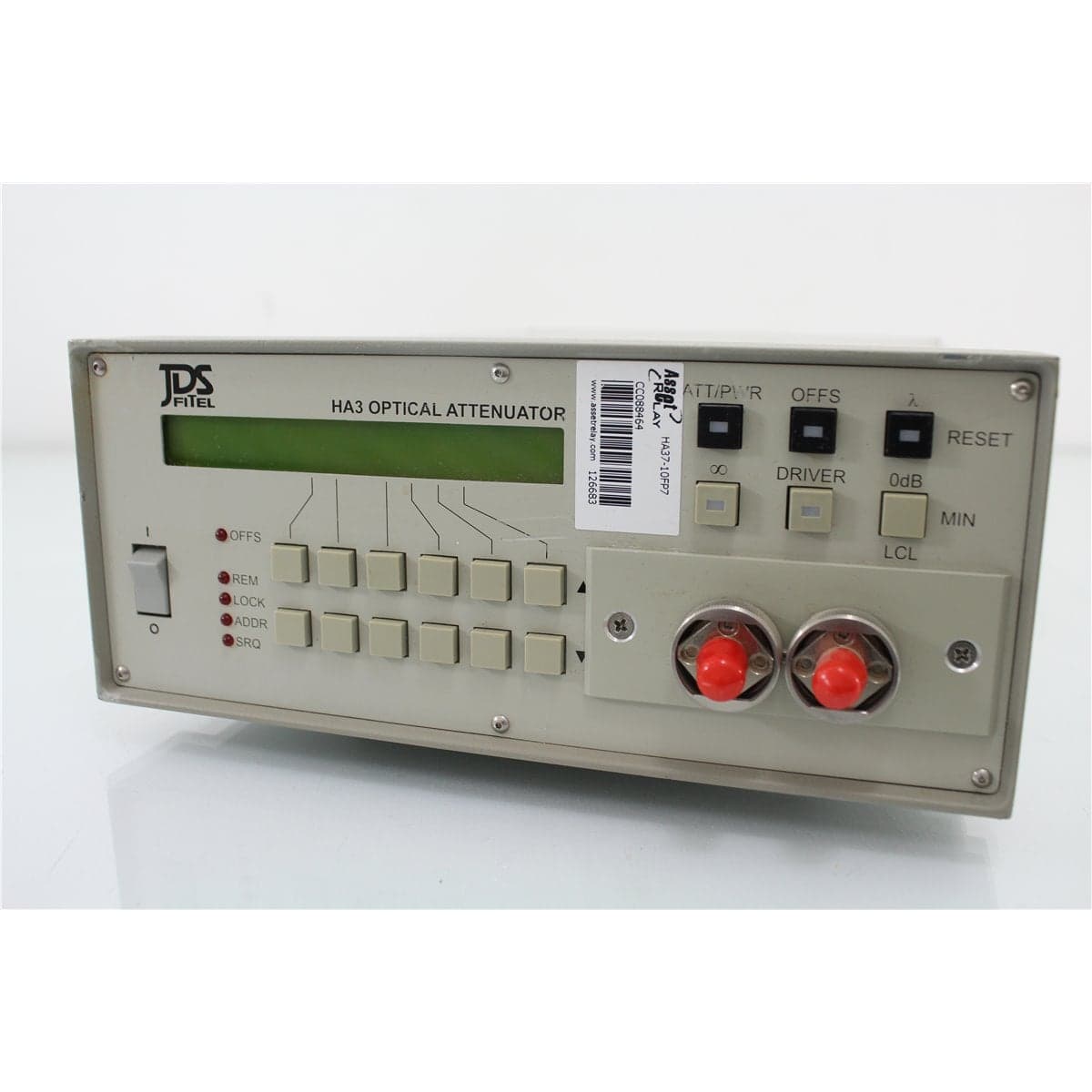 JDS Fitel JDSU HA37-10FP7 High-Precision Optical Attenuator