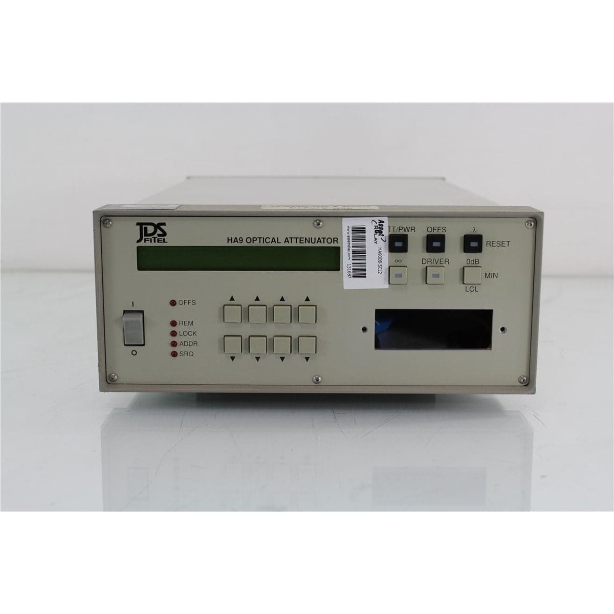 JDSU HA9008-SCL2 HA9W 50/125 Multimode Optical Attenuator with SC Front Bulkheads