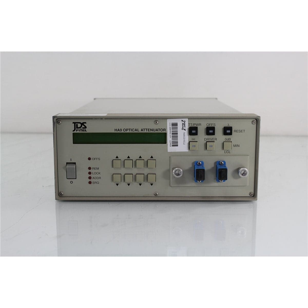 JDSU HA9103-SCL2 HA9 62.5/125 Multimode Optical Attenuator with SC/PC Front Bulkheads