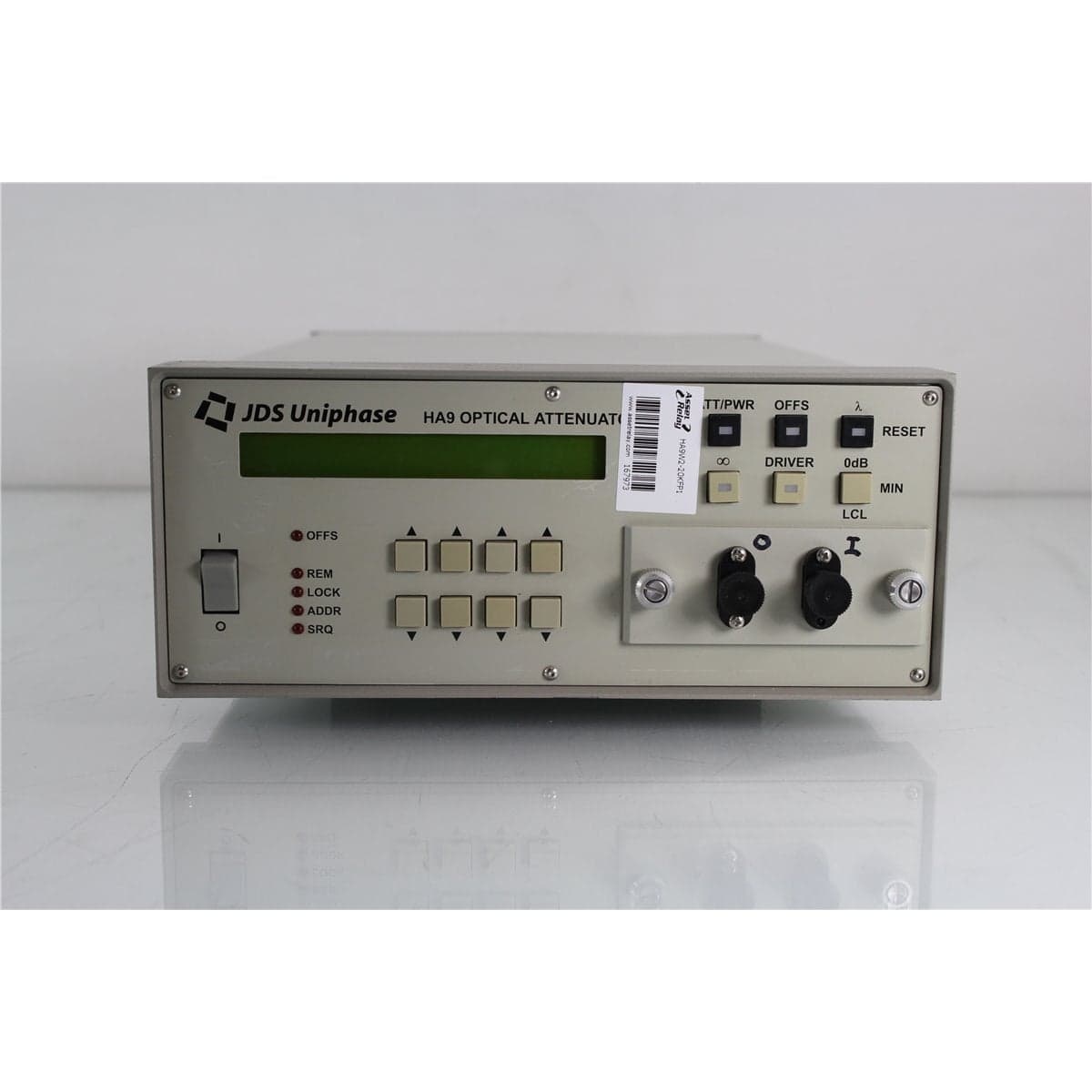 JDSU HA9W2+20KFP1 HA9W 62.5/125 Multimode Optical Attenuator with FC/PC Front Bulkheads