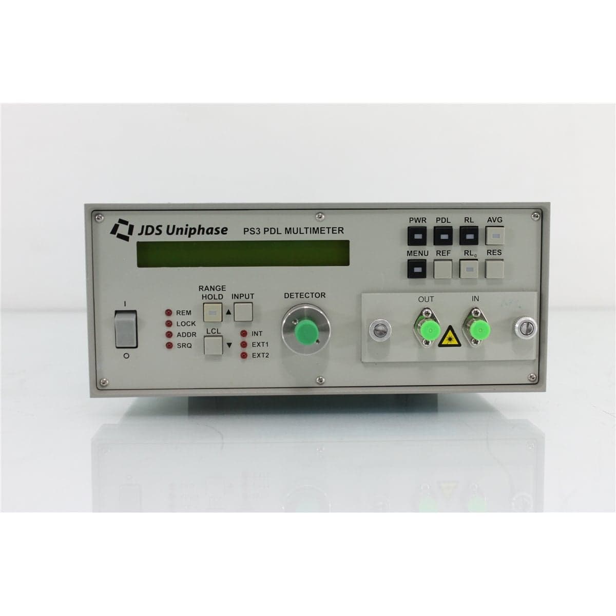 JDS (JDS/JDS Fitel/JDSU) PS3 PS3650 PDL Meter, Polarization Dependent Loss Multimeter with Optical Return Loss, 1550nm Internal