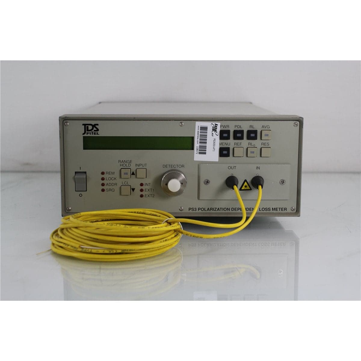 JDSU PS3650-AT1 Polarization Dependent Loss PDL Meter 1550nm with Attenuator