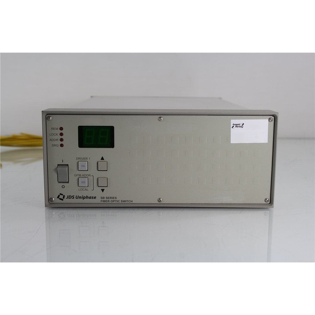 JDS Uniphase SB2D40204+27XF003FA 2x20 9/125 µm Optical Switch with FC/APC Pigtails