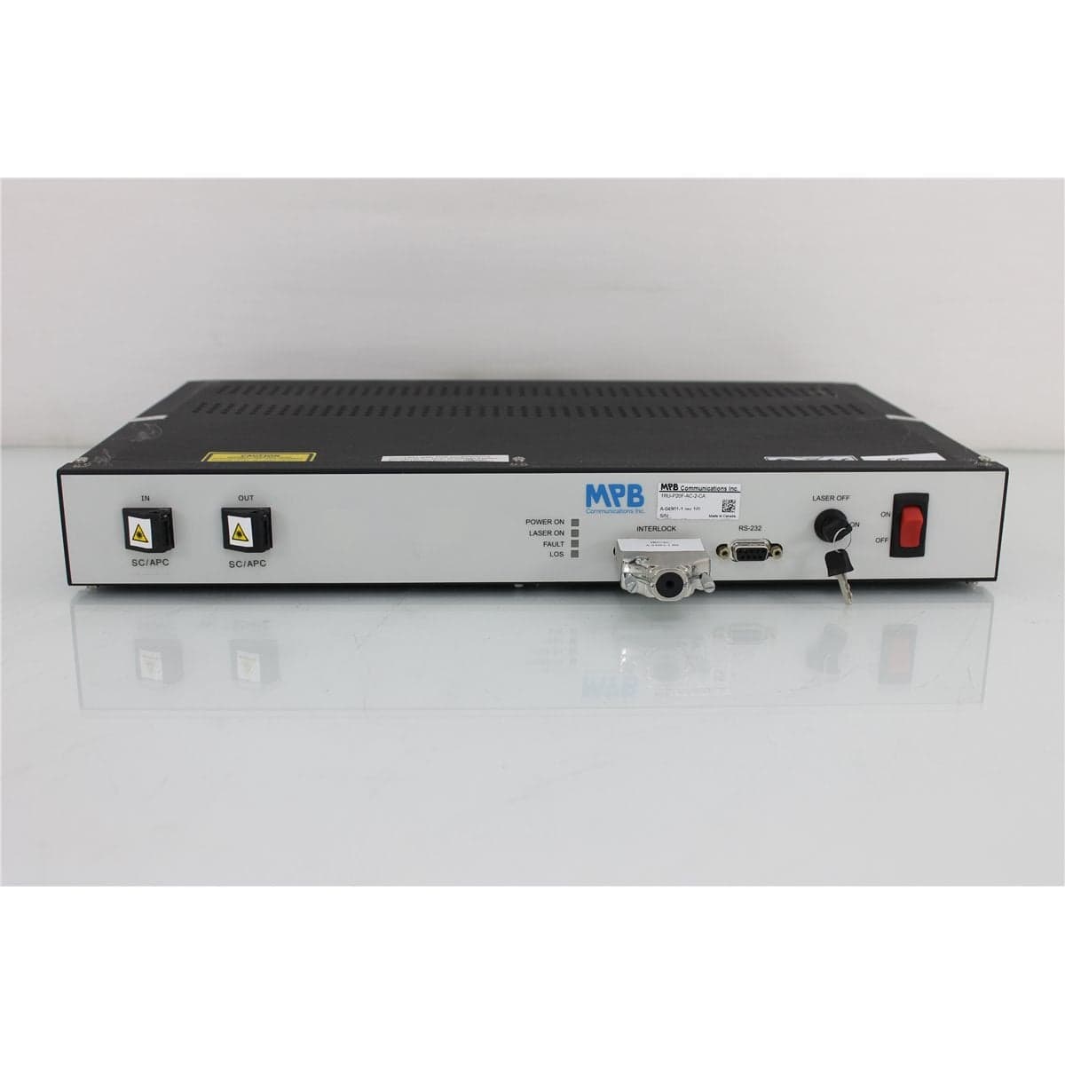 MPB 1RU P20F C-Band 20dBm Gain Flattened Amp