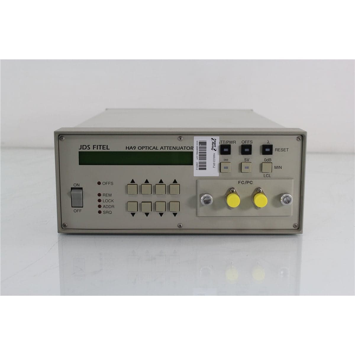 JDSU HA9103-SPL2 HA9 62.5/125 Multimode Optical Attenuator with ST/PC Front Bulkheads