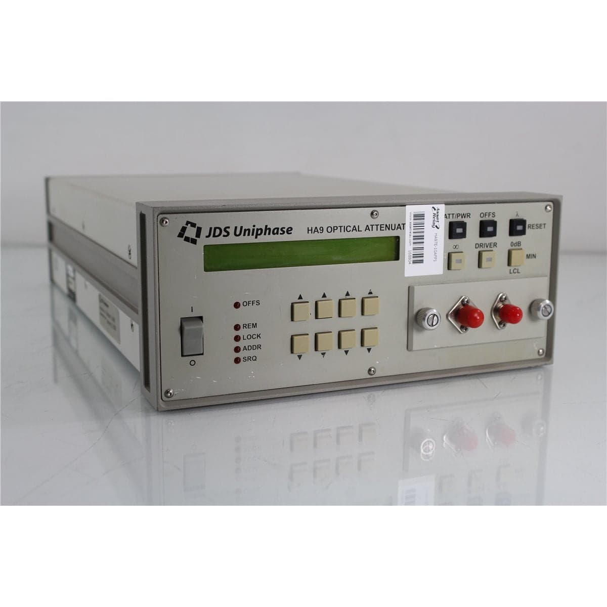 JDSU HA97E-10AFP1 HA9 9/125 Single-Mode Programmable Optical Attenuator with FC/HPC Front Bulkheads