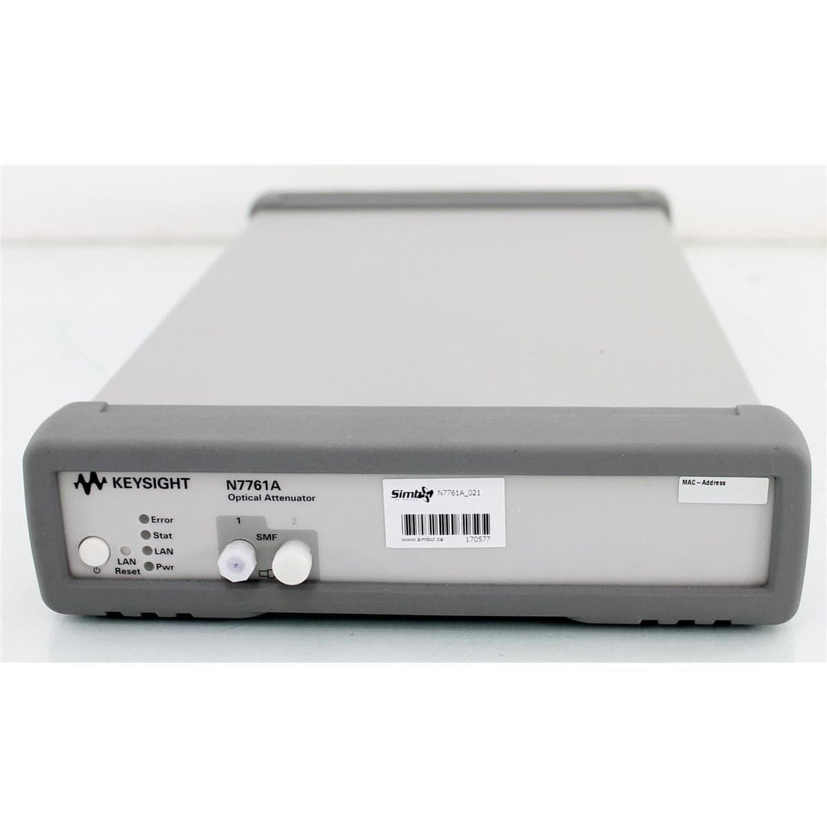 Agilent Keysight N7761A Single Channel SingleMode Optical Attenuator FC