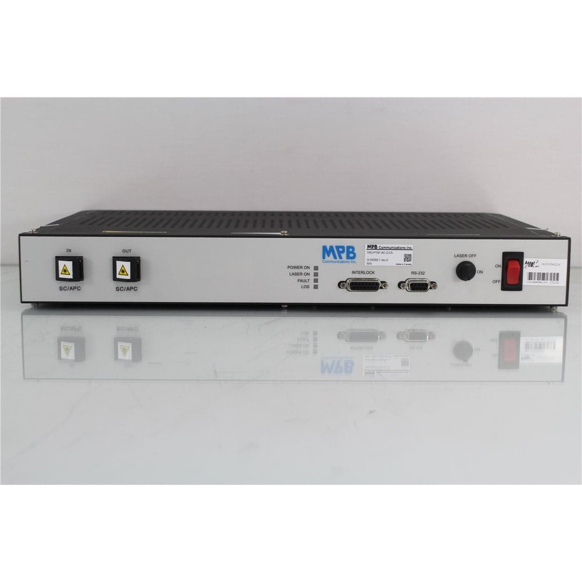 MPB P15F C-Band 15dBm Gain Flattened Amp